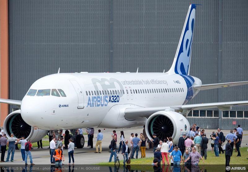 Illustration for article titled El primer Airbus A320neo, rival del Boeing 737, ya está listo para volar